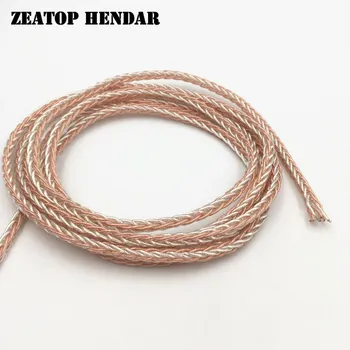 10M HIFI 6N Silver + Pure OCC 8 Cores Earphone Cable DIY Headphone Extreme Soft Audio Wire Pure Single Crystal Copper Connector
10M HIFI 6N Silver + Pure OCC 8 Cores Earphone Cable DIY Headphone Extreme Soft Audio Wire Pure Single Crystal Copper Connector