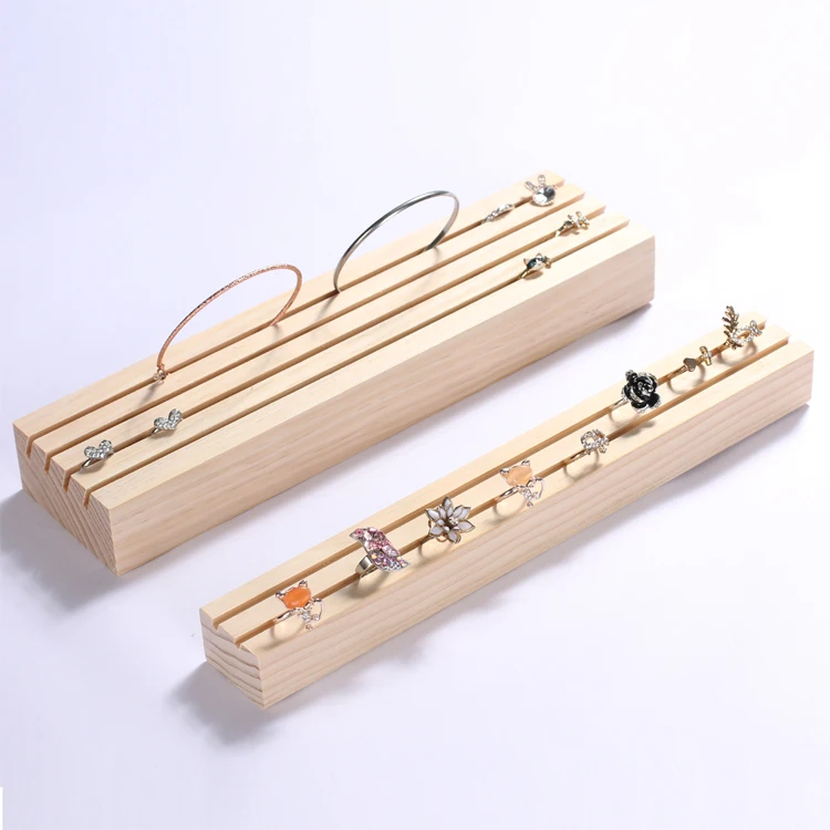 New Fashion Nature Solid Wood Ring Bangle Display Holder Jewelry Display Stand Ring Bangle Display Tray
New Fashion Nature Solid Wood Ring Bangle Display Holder Jewelry Display Stand Ring Bangle Display Tray