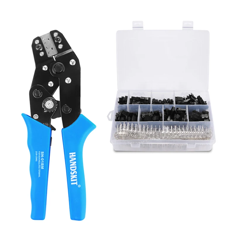 Handskit Crimper Cable Cutter Automatic Wire Stripper 6.34.82.8 Plug Spring Insert Terminal Multifunctional Decrustation Plier1