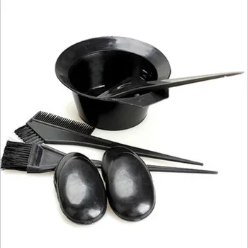 1 Color Mixing Bowl with 3 Brushes 1 Earshield Hair Coloring Tint Tools 5pcs/set Plastic Hair Dye Styling Accessories 
1 Color Mixing Bowl with 3 Brushes 1 Earshield Hair Coloring Tint Tools 5pcs/set Plastic Hair Dye Styling Accessories