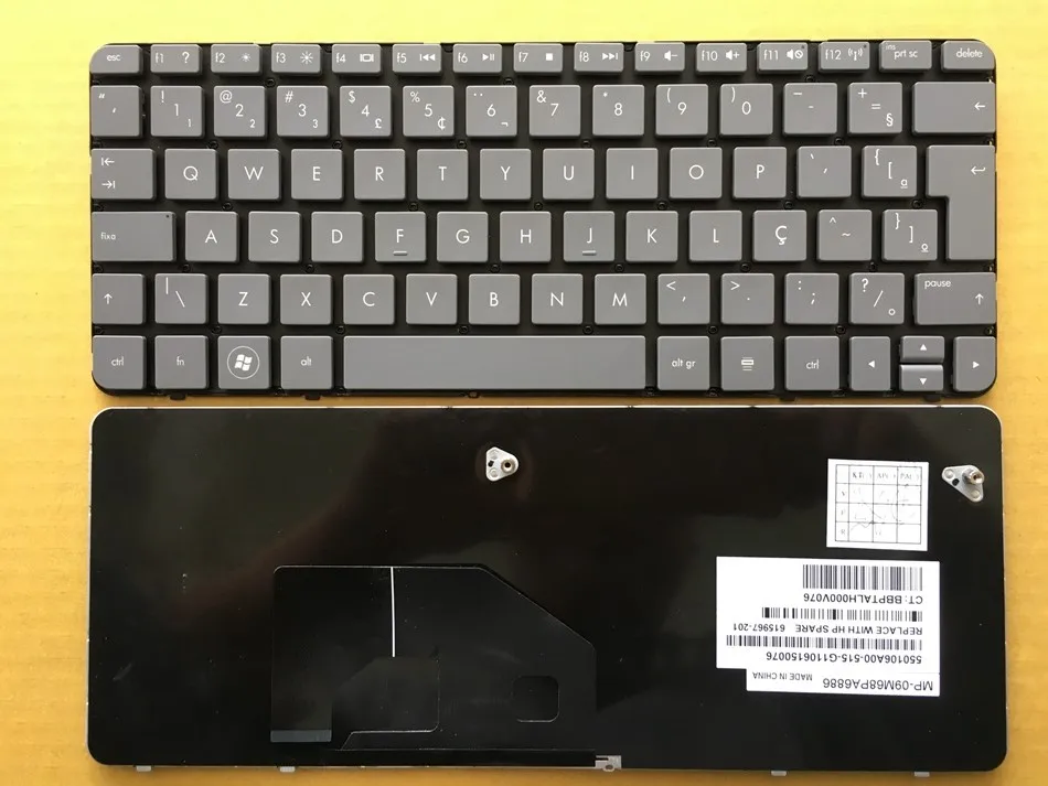 New BR Brazil Keyboard for HP MINI 100 100E BR Laptop keyboard MP-09M68PA6886 615967-021 noframe
New BR Brazil Keyboard for HP MINI 100 100E BR Laptop keyboard MP-09M68PA6886 615967-021 noframe