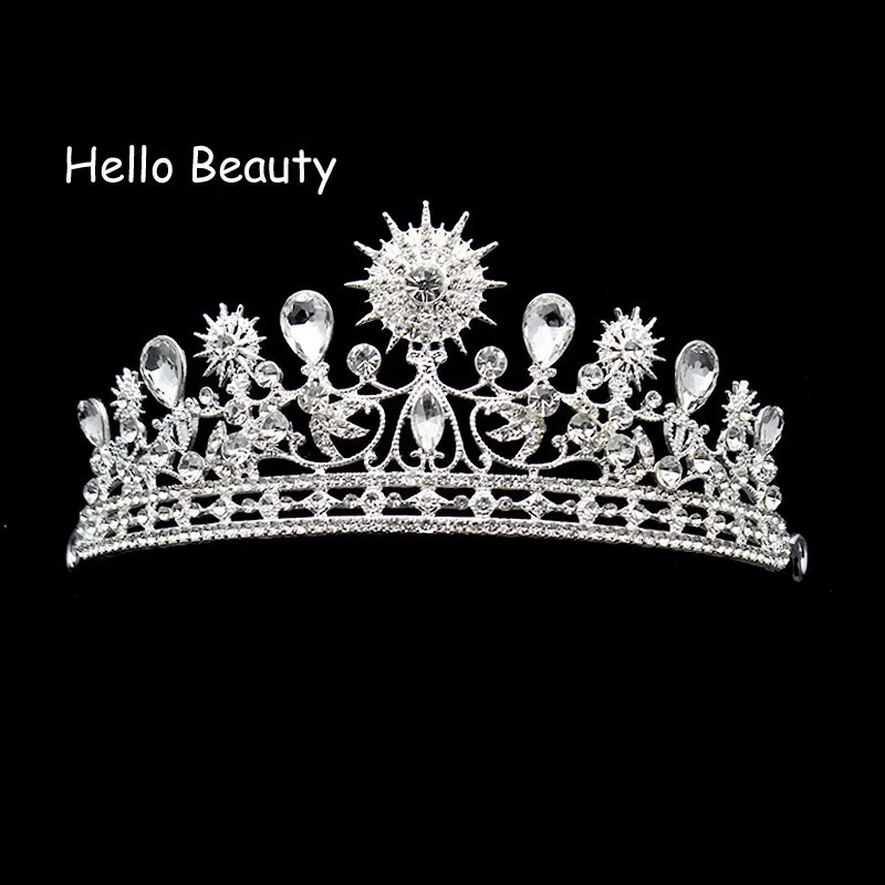 Classic Clear Crystal Quinceanera Prom Tiaras And Crowns Rhinestone Pageant Bridal Wedding Bride Baroque Hair Jewelry
Classic Clear Crystal Quinceanera Prom Tiaras And Crowns Rhinestone Pageant Bridal Wedding Bride Baroque Hair Jewelry