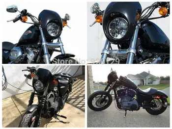Motorcycle Accessories Fairing Headlight Head Light Mask For Harley Sportster Dyna FX XL 883 Glossy Black
Motorcycle Accessories Fairing Headlight Head Light Mask For Harley Sportster Dyna FX XL 883 Glossy Black