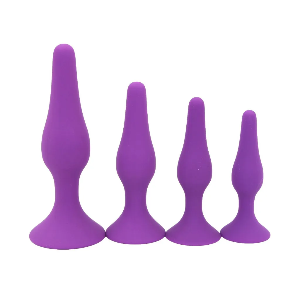 2PCS/SET Silicone Anal Plug Beads Butt Plug With Stong Suction Cup Buttplug Anal Sex Toys For Men Gay Woman Prostate Erotic Toys