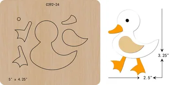 New Duckling Wooden die Scrapbooking C-392-24 Cutting Dies 
New Duckling Wooden die Scrapbooking C-392-24 Cutting Dies