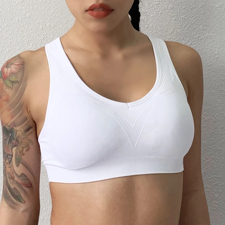 BINAND Shockproof Sports Bra Padded Women Running Sports Top Female Dry Fit Sports Crop Top Push Up Yoga Bra Workout Activewear
BINAND Shockproof Sports Bra Padded Women Running Sports Top Female Dry Fit Sports Crop Top Push Up Yoga Bra Workout Activewear
