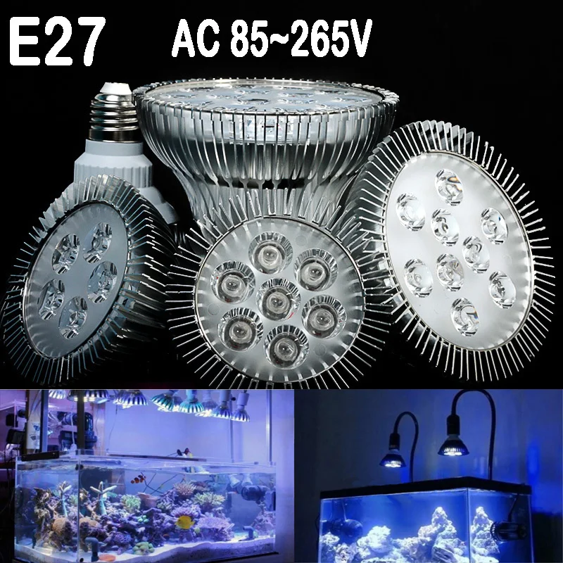 (1 pieces/lot) E27 LED Aquarium lamp , AC85-265V, 15W/21W/27W/36W/45W/54W, water plants Grow Light blub For Fish Tank Lighting
(1 pieces/lot) E27 LED Aquarium lamp , AC85-265V, 15W/21W/27W/36W/45W/54W, water plants Grow Light blub For Fish Tank Lighting
