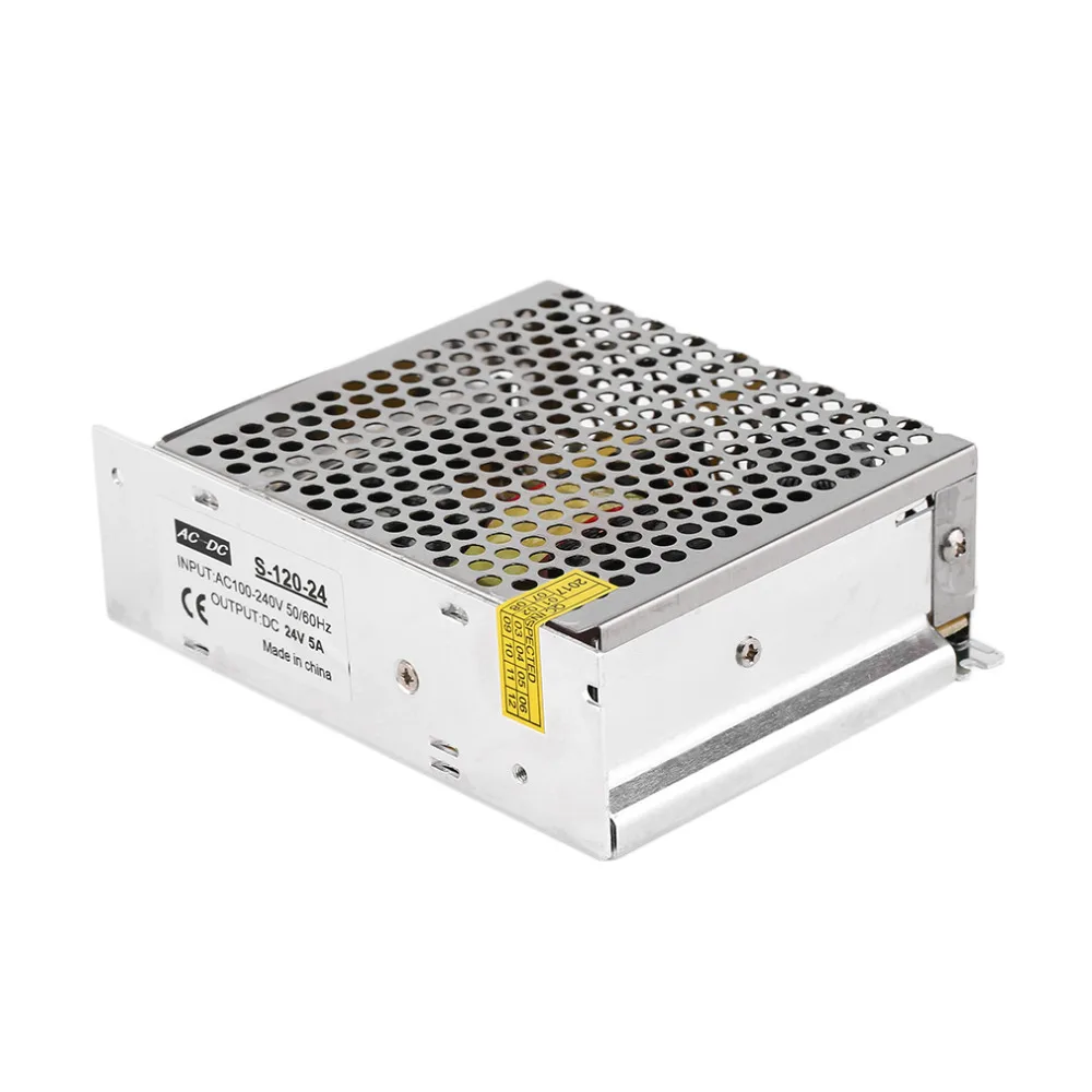 New Arrival DC 24V 5A 120W AC100-240V Switch LED Power Supply Driver Switching Transformer For Led Strip Light Display | Обустройство