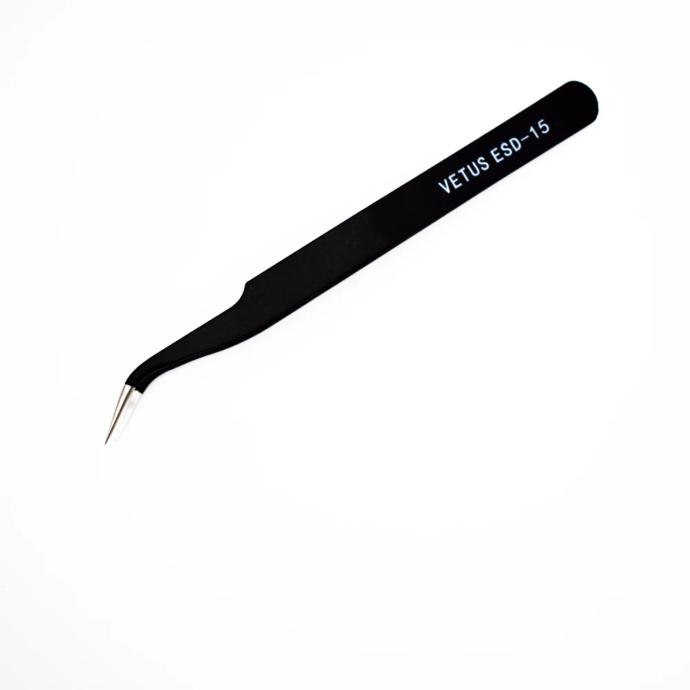 1Pc VETUS ESD-15 Stainless Steel Anti-static Precision Tweezer Antimagnetic Precision Diy Hand Tool
1Pc VETUS ESD-15 Stainless Steel Anti-static Precision Tweezer Antimagnetic Precision Diy Hand Tool