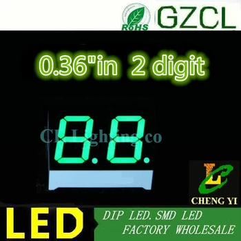Pure green 2 Bits 0.36" 0.36 in. Digital Tube LED Display Module LED Display Common Anode
Pure green 2 Bits 0.36" 0.36 in. Digital Tube LED Display Module LED Display Common Anode