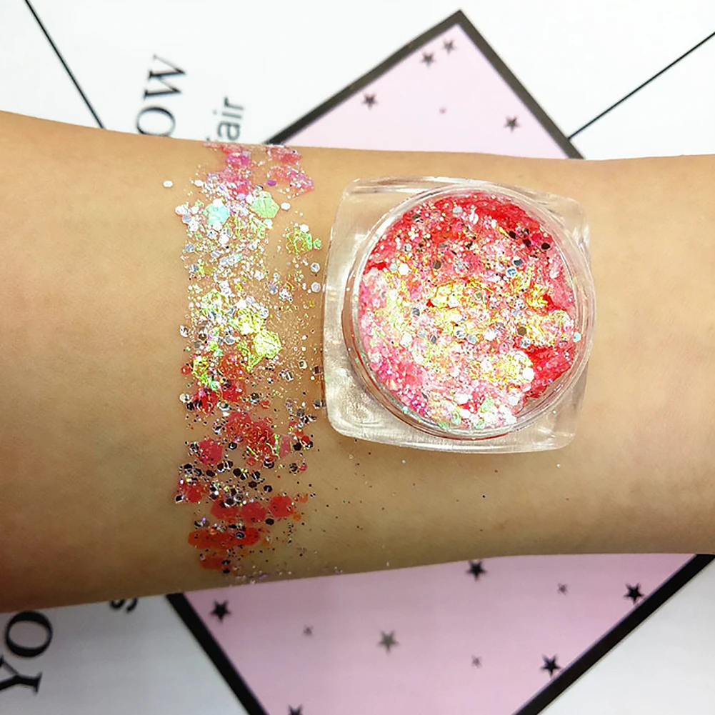 Flashing Nail Sequin Gel Manicure Decoration Tips Makeup Show Fish Scale Gel Mermaid Shining Sequins Nail Salon Nail Art DIY
Flashing Nail Sequin Gel Manicure Decoration Tips Makeup Show Fish Scale Gel Mermaid Shining Sequins Nail Salon Nail Art DIY