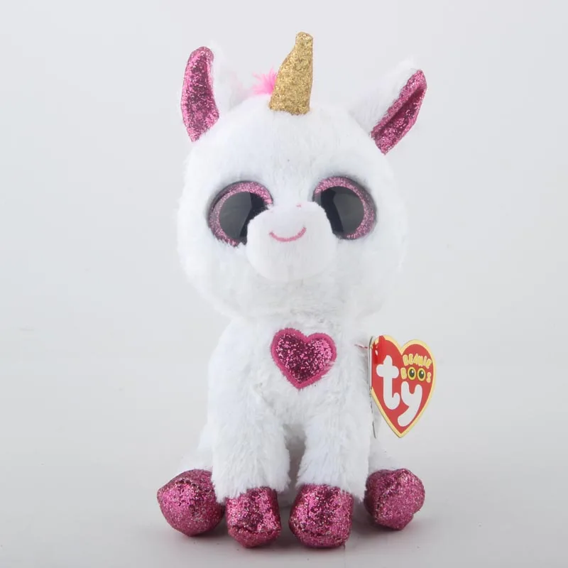 Ty Beanie Boos Plush Animal Doll Cherie the White Unicorn with Heart Soft Stuffed Toys With Tag 6" 15cm
Ty Beanie Boos Plush Animal Doll Cherie the White Unicorn with Heart Soft Stuffed Toys With Tag 6" 15cm