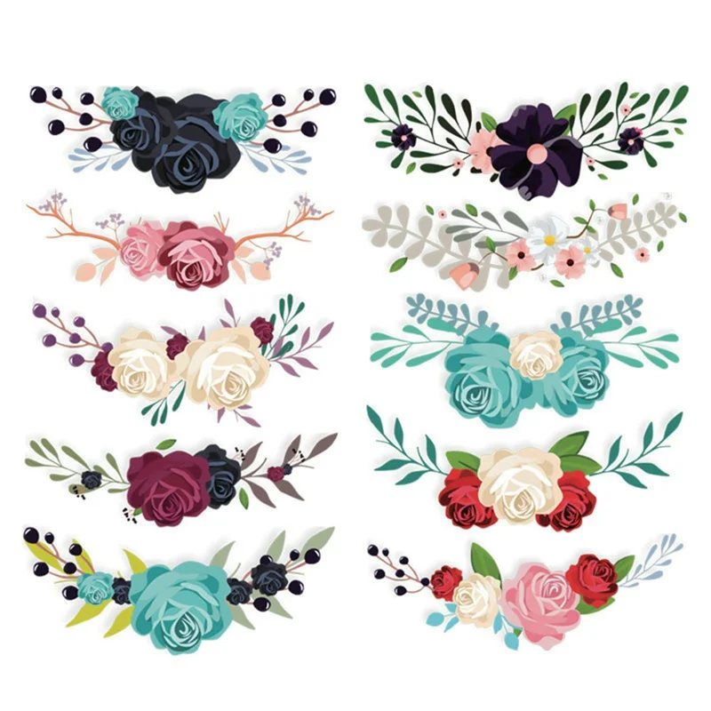 10 Pieces / Lot Flower Patches Iron On Clothes T-shirt Dresses Applications Thermo-stickers Heat Transfer Stickers Patches
10 Pieces / Lot Flower Patches Iron On Clothes T-shirt Dresses Applications Thermo-stickers Heat Transfer Stickers Patches