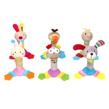 Babies hold BB sticks, hand rattle drum, baby hand training built-in bell Plush Rattle Toy Infant Safety Plush Hand Training Toy
Babies hold BB sticks, hand rattle drum, baby hand training built-in bell Plush Rattle Toy Infant Safety Plush Hand Training Toy