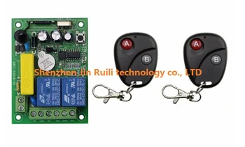 AC 220V 2 road Wireless Remote Control Switch 1 pcs receiver + 2 pcs transmitter Simple operation
AC 220V 2 road Wireless Remote Control Switch 1 pcs receiver + 2 pcs transmitter Simple operation