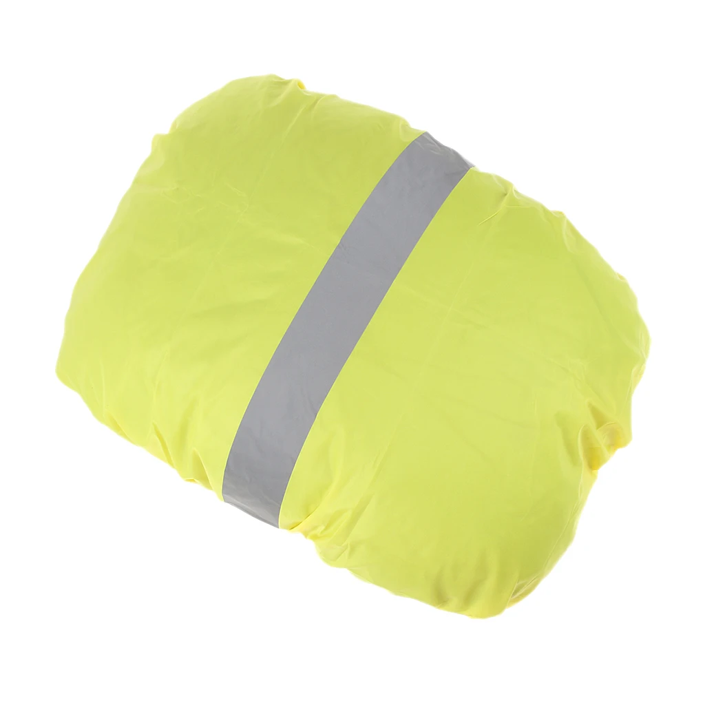 MagiDeal High Visibility Drawstring Rainproof Cover Reflective Waterproof Backpack Cover Rain Dust Proof Outdoors