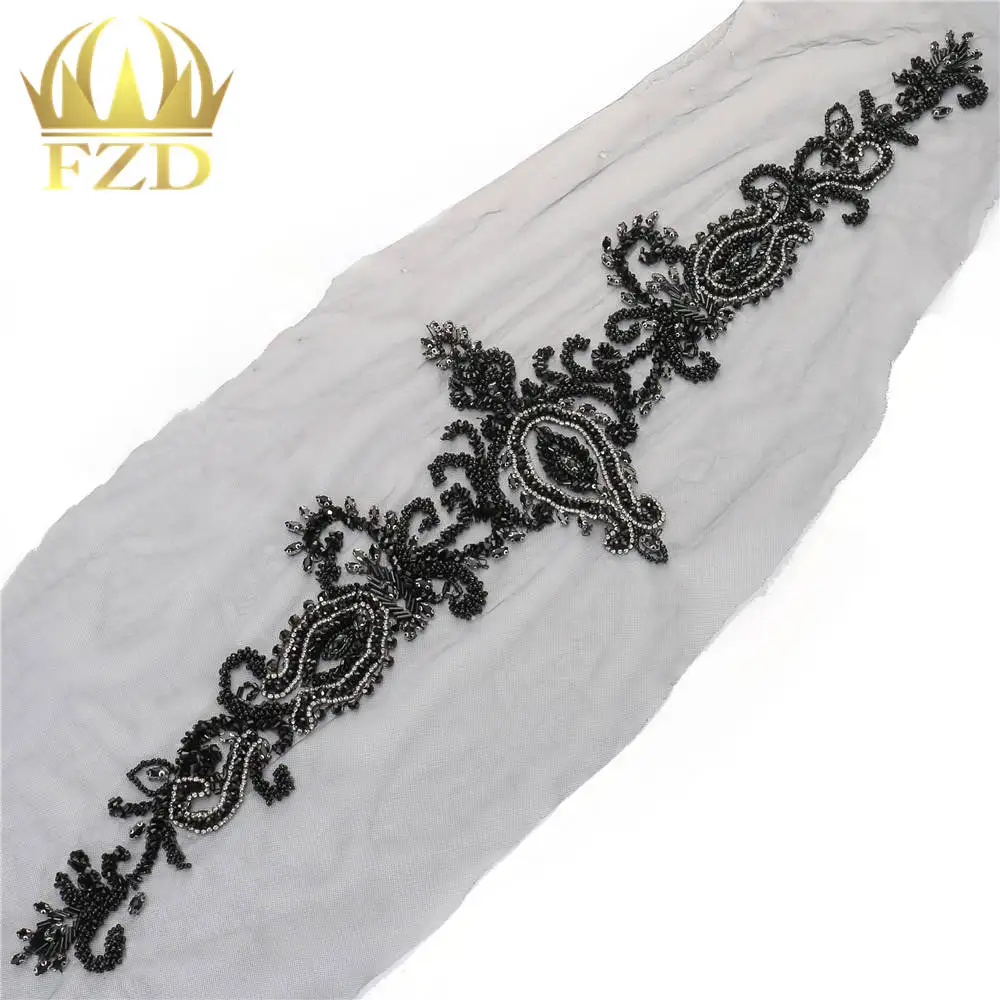1 Piece Handmade Sewing on Crystal Beaded Beaded Patches Applique Rhinestone Trim for Wedding Bridal Sash DIY Design
1 Piece Handmade Sewing on Crystal Beaded Beaded Patches Applique Rhinestone Trim for Wedding Bridal Sash DIY Design