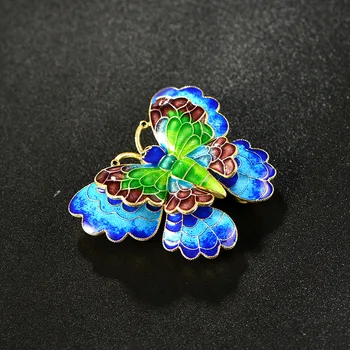 Cloisonne filigree Enamel Jewelry Sukhothai 925 silver Butterfly Brooch old Beijing traditional craft
Cloisonne filigree Enamel Jewelry Sukhothai 925 silver Butterfly Brooch old Beijing traditional craft