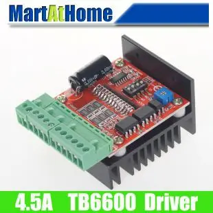 Free Shipping CNC Single Axis TB6600 Stepper Motor Driver Board 4.5A for 2-phase Stepper Motor #SM643 @CF
Free Shipping CNC Single Axis TB6600 Stepper Motor Driver Board 4.5A for 2-phase Stepper Motor #SM643 @CF