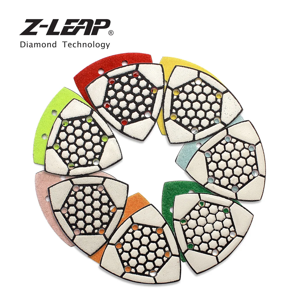 Z-LEAP 7pcs/Set Triangular Diamond Polishing Pads Oscillating Sanding Pad for Dry Polishing The Corners of Concrete Stone
Z-LEAP 7pcs/Set Triangular Diamond Polishing Pads Oscillating Sanding Pad for Dry Polishing The Corners of Concrete Stone