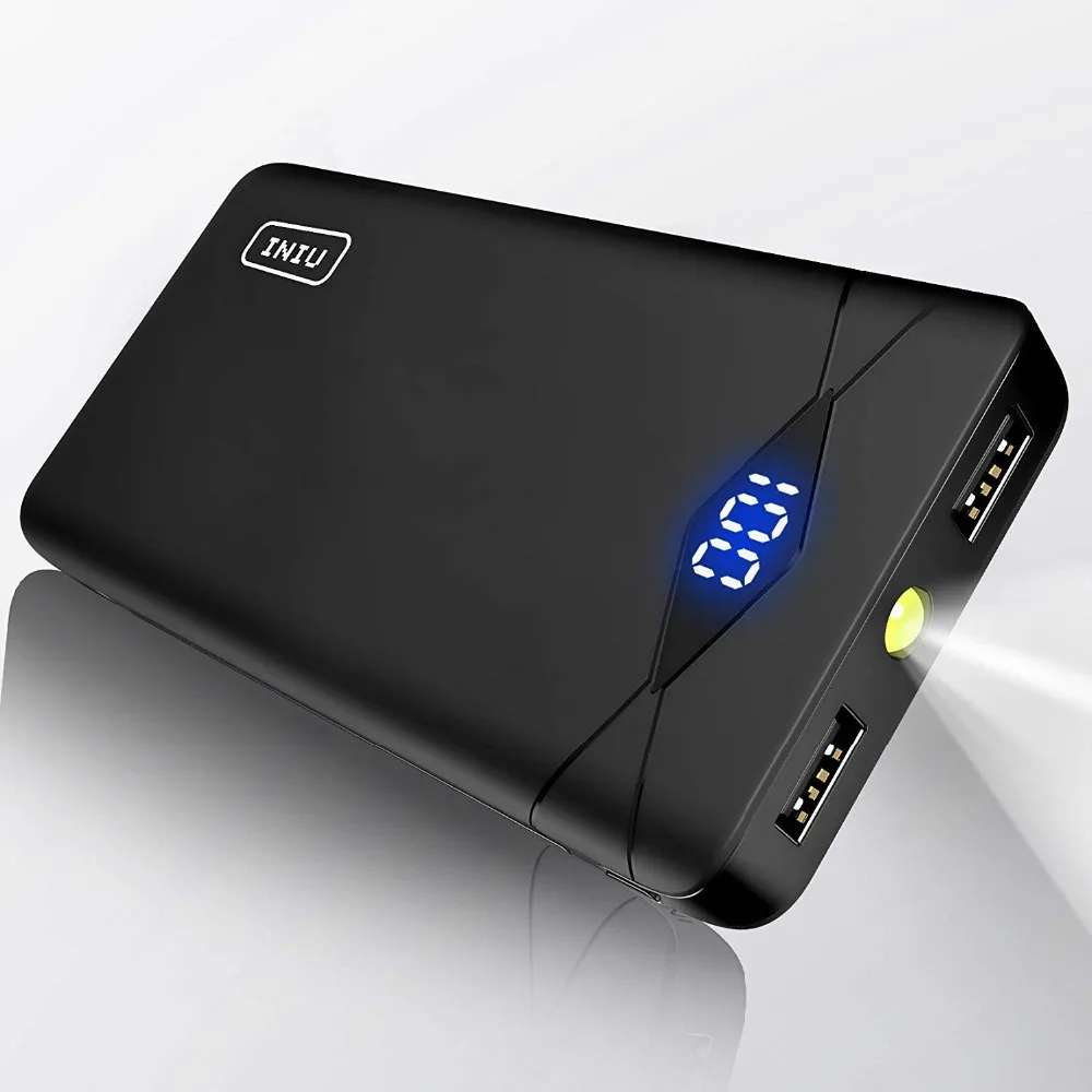 INIU 10000mAh LED Display Power Bank 2.4A 2 USB Portable Charger Powerbank For Xiaomi Mi Phone External Battery Pack Poverbank
INIU 10000mAh LED Display Power Bank 2.4A 2 USB Portable Charger Powerbank For Xiaomi Mi Phone External Battery Pack Poverbank