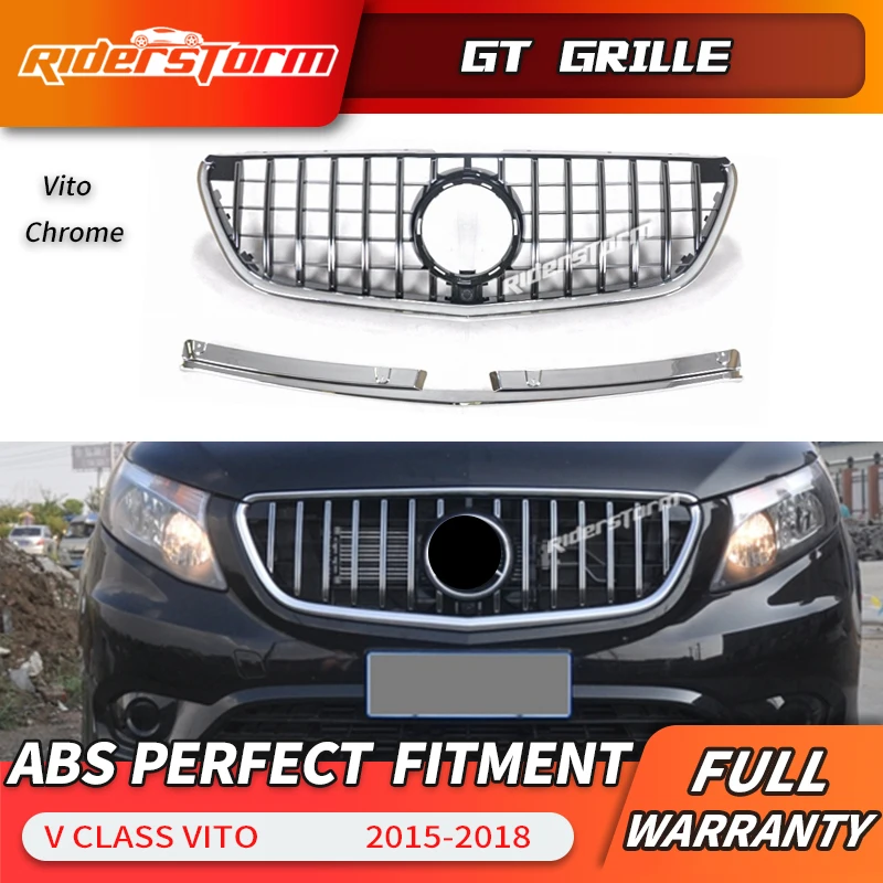 For Mercedes Vito Grill GT Grille For VITO Racing grill Vito front grille front bumper
For Mercedes Vito Grill GT Grille For VITO Racing grill Vito front grille front bumper