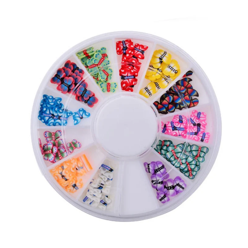 Sliders for nail 3D Mix Fimo Nail Art Nail Tips Polymer Clay Slices Decoration Wheel New french manicure adesivi unghie 0111
Sliders for nail 3D Mix Fimo Nail Art Nail Tips Polymer Clay Slices Decoration Wheel New french manicure adesivi unghie 0111