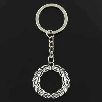 Fashion Olive Branch Laurel Wreath 36x34mm Pendant 30mm Key Chain Bronze Silver Color Men Car Gift Keychain Dropshipping
Fashion Olive Branch Laurel Wreath 36x34mm Pendant 30mm Key Chain Bronze Silver Color Men Car Gift Keychain Dropshipping