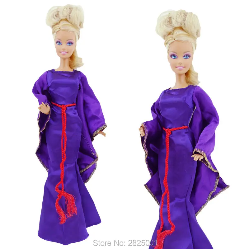 Fairy Tale Outfit Copy Snow White Princess Stepmother Dress Purple Skirt Long Sleeves Clothes For Barbie Doll Accessories Gift
Fairy Tale Outfit Copy Snow White Princess Stepmother Dress Purple Skirt Long Sleeves Clothes For Barbie Doll Accessories Gift
