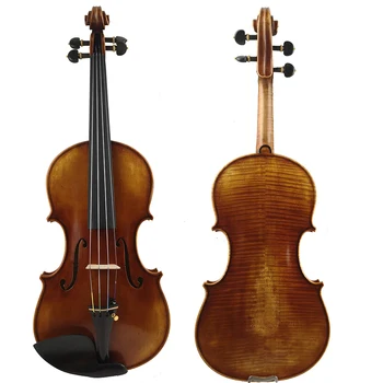 

Free Shipping Copy Guiseppe Guarneri del Gesu II 1743 Violin FPVN04 Oil Varnish 100% Handmade Case Carbon Fiber Bow Master level