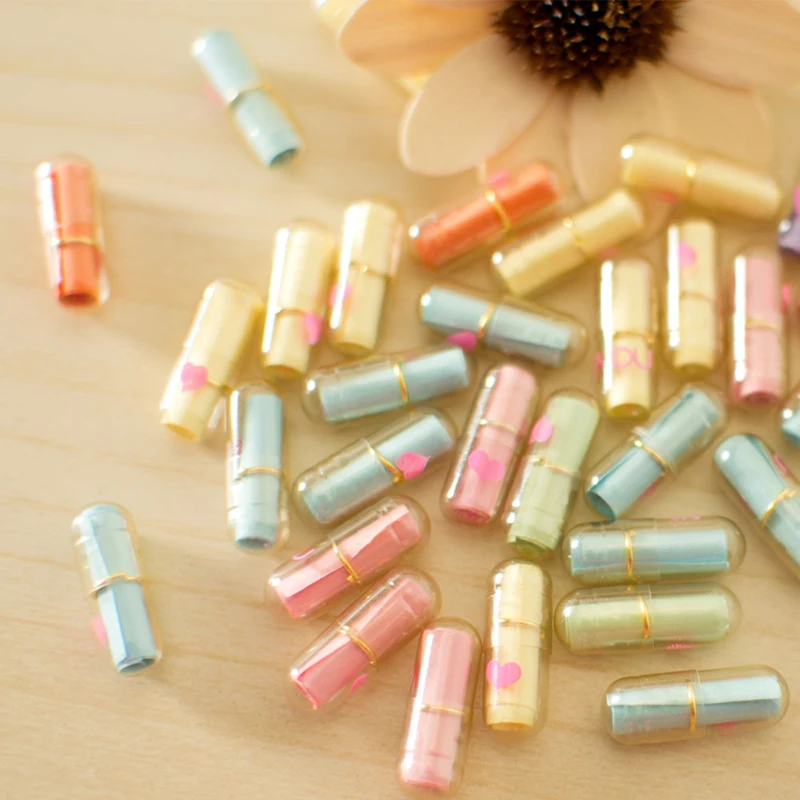 50Pcs Mixed Creative Love Letter Capsule Mini Gift Boxes Wish Bottle With Paper Scrip Secret Words For Lovers capsule bottle
50Pcs Mixed Creative Love Letter Capsule Mini Gift Boxes Wish Bottle With Paper Scrip Secret Words For Lovers capsule bottle