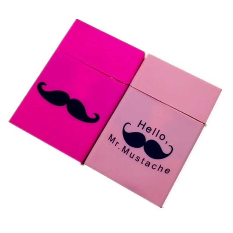 Lady Pink Mustache Girl Elastic Silicone Rubber Cigarette Case Cover Women Smoking Soft Pocket Cigarette Box Cigarettes Package
Lady Pink Mustache Girl Elastic Silicone Rubber Cigarette Case Cover Women Smoking Soft Pocket Cigarette Box Cigarettes Package