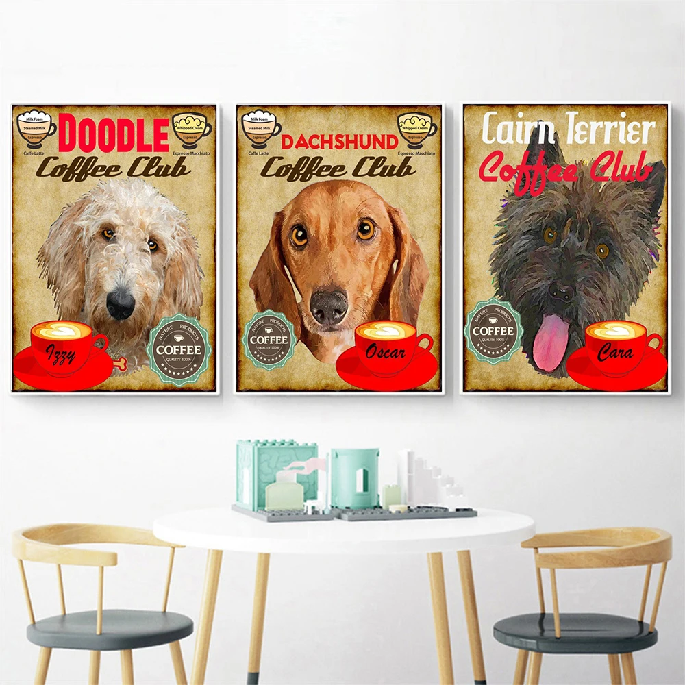 Hanging Wall Art Retro Dog Coffee Doodle Dachshund Wall Pictures Canvas Painting Home Decor Kids Room Decor Cuadros Decoracion
Hanging Wall Art Retro Dog Coffee Doodle Dachshund Wall Pictures Canvas Painting Home Decor Kids Room Decor Cuadros Decoracion