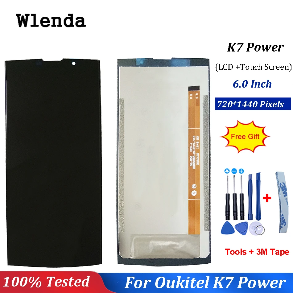 6.0 inch For OUKITEL K7 LCD Display+Touch Screen 100% Original Tested LCD Digitizer Glass Panel Replacement For K7 Pro
6.0 inch For OUKITEL K7 LCD Display+Touch Screen 100% Original Tested LCD Digitizer Glass Panel Replacement For K7 Pro