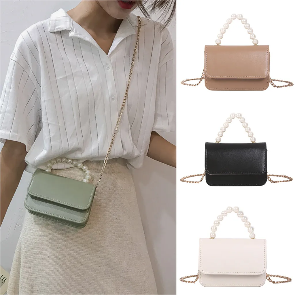 Women Pearl Portable Wild Shoulder Messenger Bag Chain Square Versatile Bag Bolsa Feminina Pequena Couro Genuino Para Festa 50
Women Pearl Portable Wild Shoulder Messenger Bag Chain Square Versatile Bag Bolsa Feminina Pequena Couro Genuino Para Festa 50