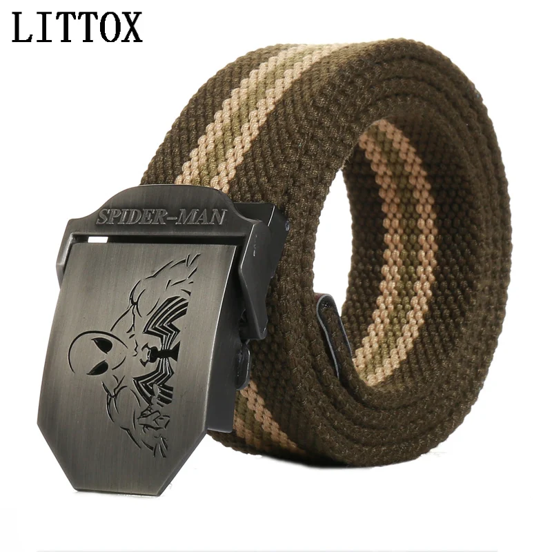 Male tactical belt Top quality 4 mm thick 3.8 cm wide canvas belt For men Automatic buckle Man men belts
Male tactical belt Top quality 4 mm thick 3.8 cm wide canvas belt For men Automatic buckle Man men belts