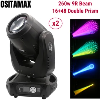2pcs/lot 260W Sharpy Beam Spot Moving Head Light with 13 Gobo Colors Wheels Double Prism Lumiere for Disco Stage Nightclub Bar
2pcs/lot 260W Sharpy Beam Spot Moving Head Light with 13 Gobo Colors Wheels Double Prism Lumiere for Disco Stage Nightclub Bar