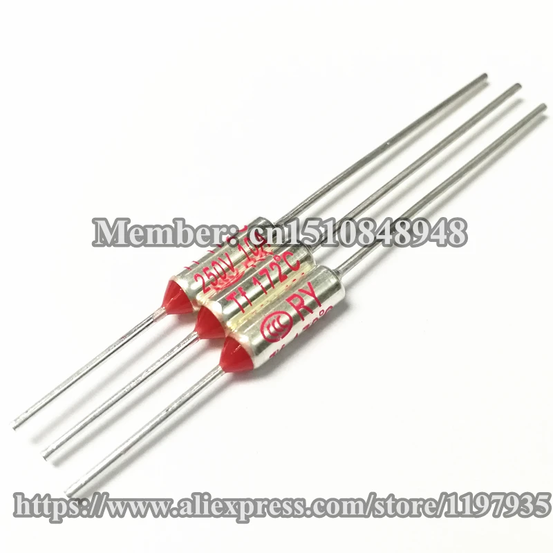 Thermal Fuse 10A 250V 172C Thermal Cutoff TF172 degree 10A 250V 172 degree Temperature fuse TF 172 Degree
Thermal Fuse 10A 250V 172C Thermal Cutoff TF172 degree 10A 250V 172 degree Temperature fuse TF 172 Degree