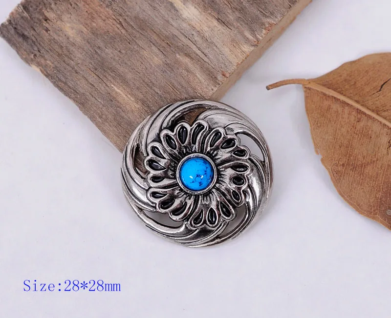10PC 28MM NAVAJO FLOWER WHIRLWIND BLUE TURQUOISE SILVER LEATHERCRAFT WALLET CONCHOS
10PC 28MM NAVAJO FLOWER WHIRLWIND BLUE TURQUOISE SILVER LEATHERCRAFT WALLET CONCHOS