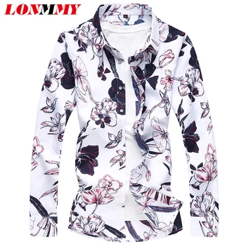 LONMMY 6XL 7XL Flower men shirt long sleeve men clothing 2018 Mens dress shirts casual dress floral slim camisa hawaiian shirt
LONMMY 6XL 7XL Flower men shirt long sleeve men clothing 2018 Mens dress shirts casual dress floral slim camisa hawaiian shirt