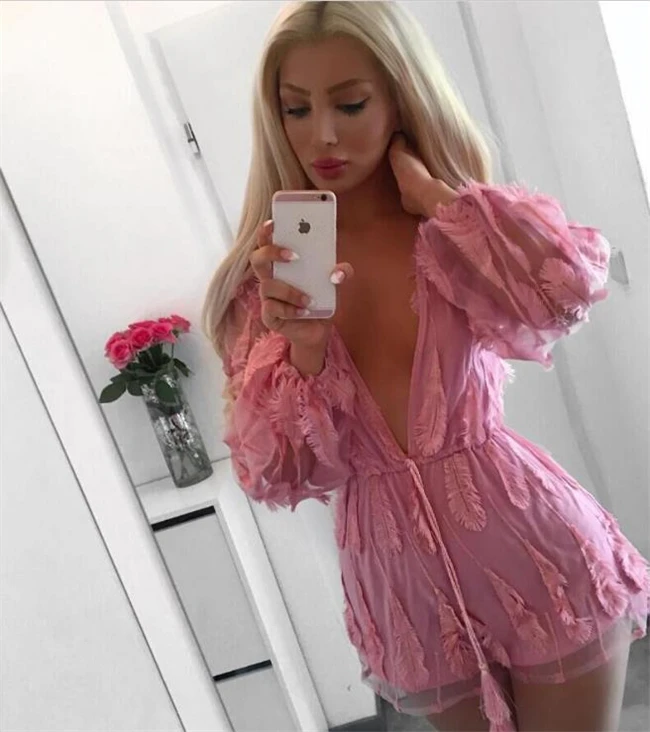 2017 Top Fashion Hot Sale Bodycon Jumpsuit Enteritos Mujer Women's Jumpsuits Summer Bodysuits Beach Perspective Playsuits Women
2017 Top Fashion Hot Sale Bodycon Jumpsuit Enteritos Mujer Women's Jumpsuits Summer Bodysuits Beach Perspective Playsuits Women
