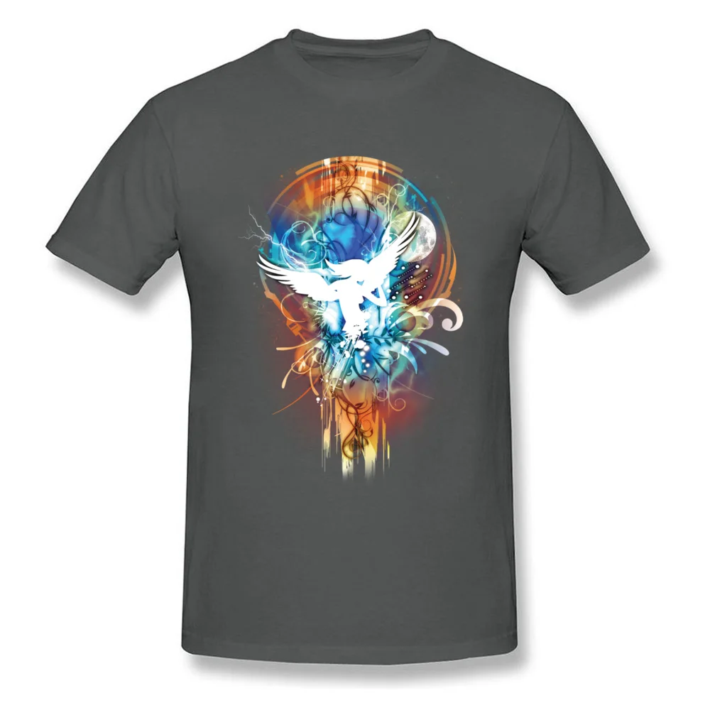Angels Men New Arrival Design Tees O-Neck Mother Day 100% Cotton Fabric T Shirt Casual Short Sleeve Tee Shirts Angels carbon