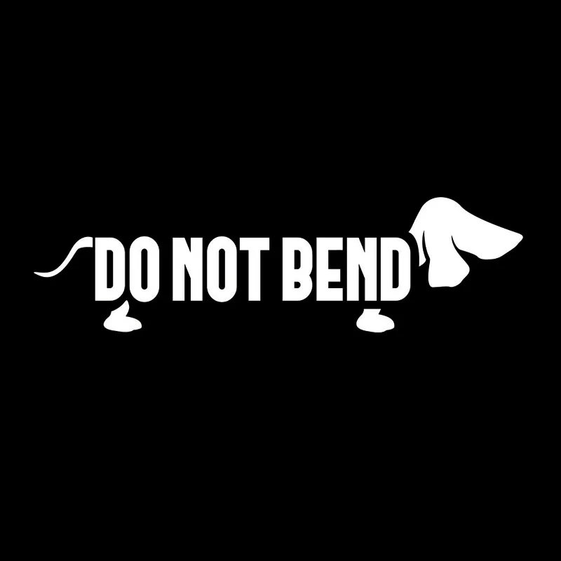 Car Stying Do Not Bend Dachshund Decal Wiener Dog Sticker Window Car Sticker Decal Jdm
Car Stying Do Not Bend Dachshund Decal Wiener Dog Sticker Window Car Sticker Decal Jdm