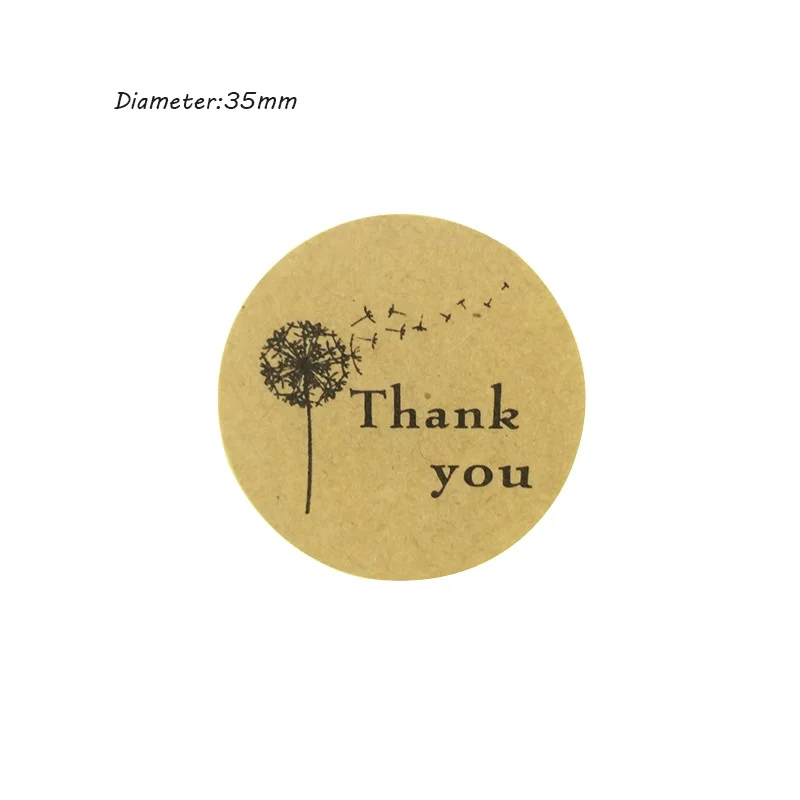 1000 Pcs/lot Thank you Sticker Dandelion Kraft Label Sticker DIY For Gift Cake Baking Sealing Scrapbooking Labels
1000 Pcs/lot Thank you Sticker Dandelion Kraft Label Sticker DIY For Gift Cake Baking Sealing Scrapbooking Labels