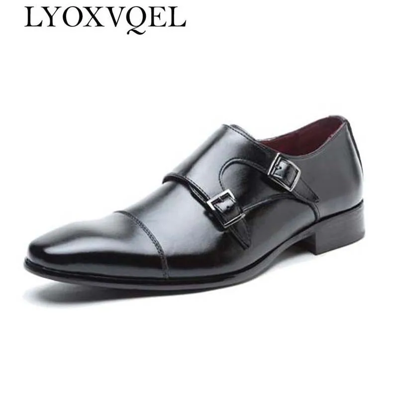 Mens shoes luxury genuine leather flat business formal shoes mens dress brogues oxfords monk strap shoes zapatos hombre M129
Mens shoes luxury genuine leather flat business formal shoes mens dress brogues oxfords monk strap shoes zapatos hombre M129