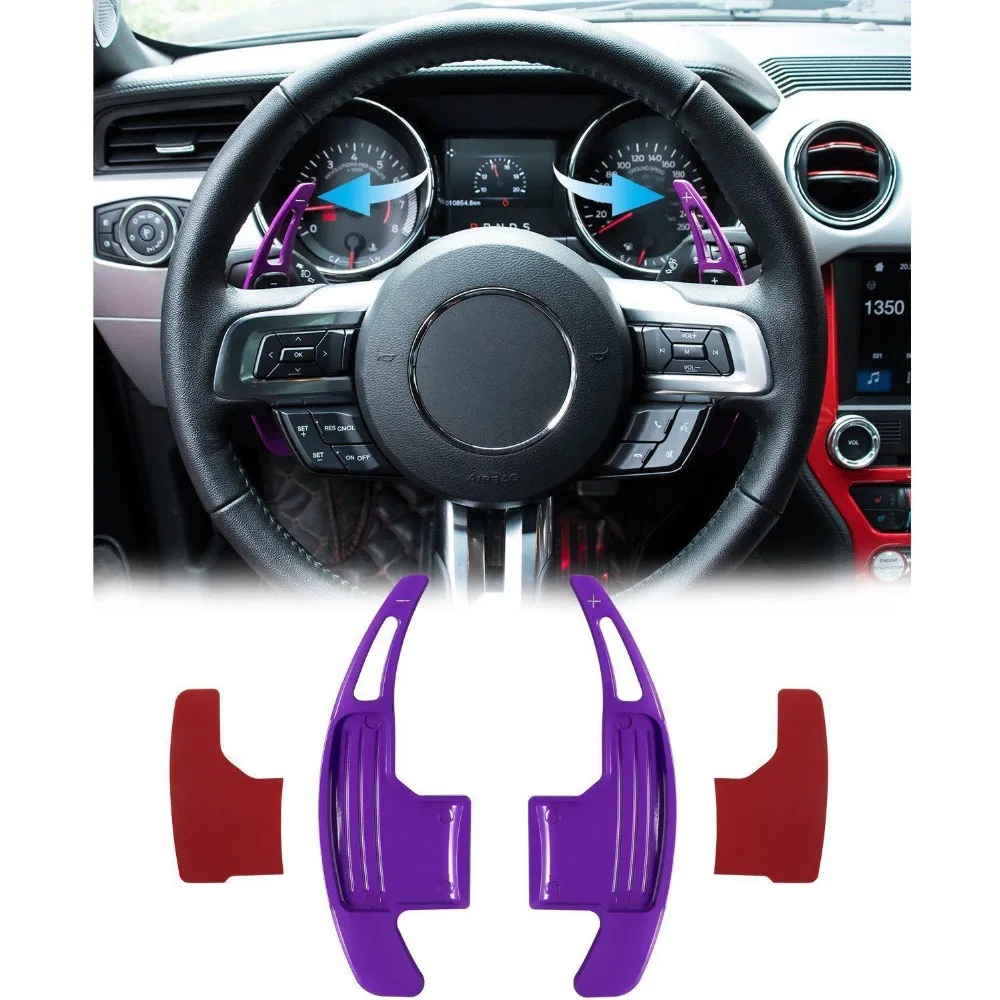 Chuang Qian 2Pcs Steering Wheel Dull Polish Shift Paddle Shifter For 2015-2019 Ford Mustang (Purple)
Chuang Qian 2Pcs Steering Wheel Dull Polish Shift Paddle Shifter For 2015-2019 Ford Mustang (Purple)