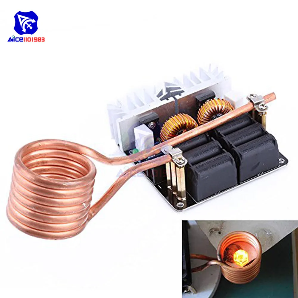 DC 12 -48V 20A 1000W ZVS Heating Module Low Voltage Induction Heating Board Module with Tesla Coil
DC 12 -48V 20A 1000W ZVS Heating Module Low Voltage Induction Heating Board Module with Tesla Coil