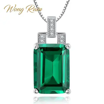 Wong Rain Vintage 925 Sterling Silver Emerald Sapphire Gemstone White Gold Cocktail Party Pendant Necklace Jewelry Wholesale
Wong Rain Vintage 925 Sterling Silver Emerald Sapphire Gemstone White Gold Cocktail Party Pendant Necklace Jewelry Wholesale
