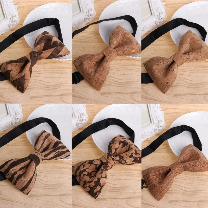 Cork Wood Bow Tie Wooden Bow Ties Men's Novelty Handmade Solid Bowtie For Men Wedding Party Accessories Neckwear
Cork Wood Bow Tie Wooden Bow Ties Men's Novelty Handmade Solid Bowtie For Men Wedding Party Accessories Neckwear