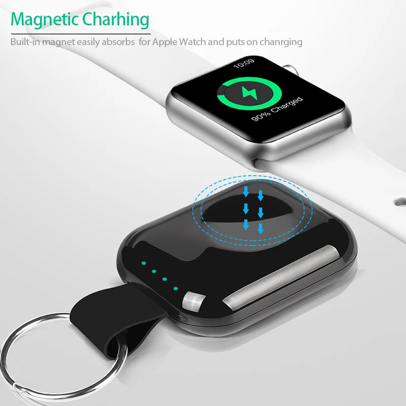 Mini Power Bank For Apple Watch 1 2 3 4 Wireless Charger High Capacity 700mah Keychain Travel External Battery For Iwatch
Mini Power Bank For Apple Watch 1 2 3 4 Wireless Charger High Capacity 700mah Keychain Travel External Battery For Iwatch